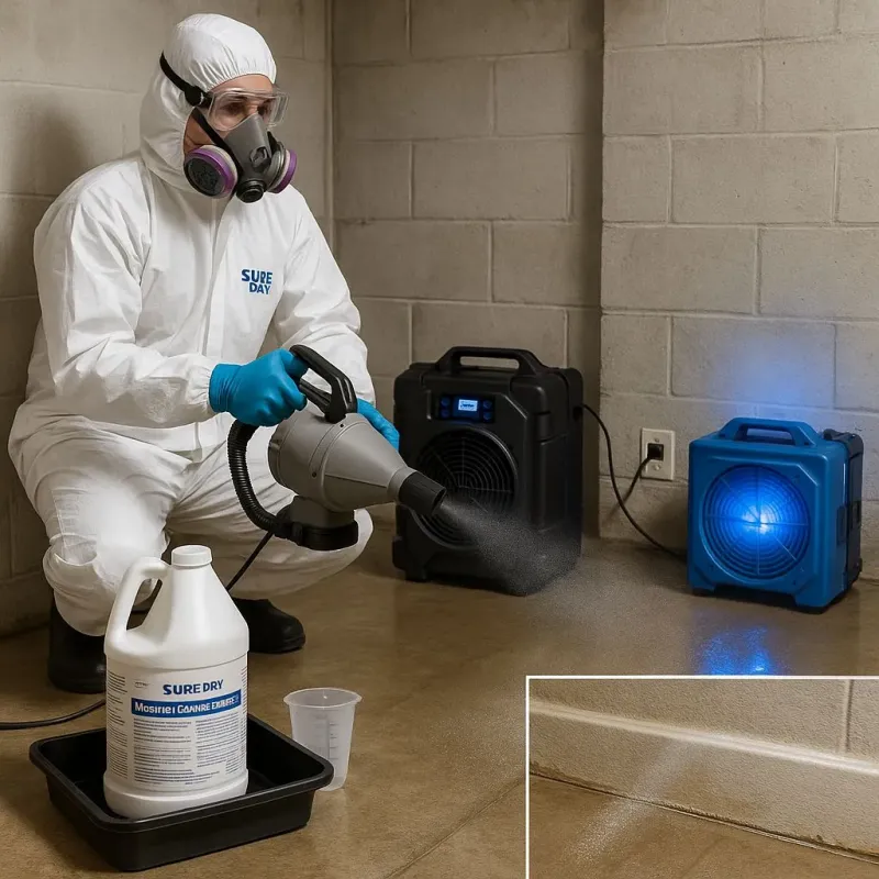 Sanitization and Odor Removal process in Clayton, CA